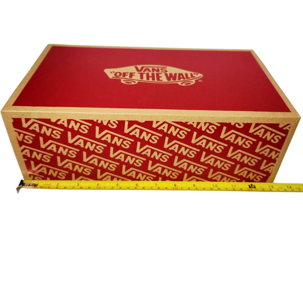 Vans Off The Wall Empty Shoe Box Fairview Deluxe Suede Black Gum Size 11.5 MN